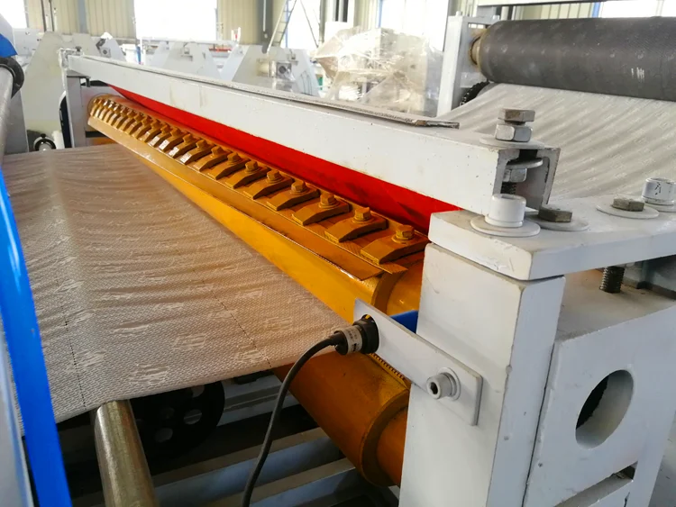 Fuyuan Machinery Double Embossing 1880 Semiautomatic Toilet Paper