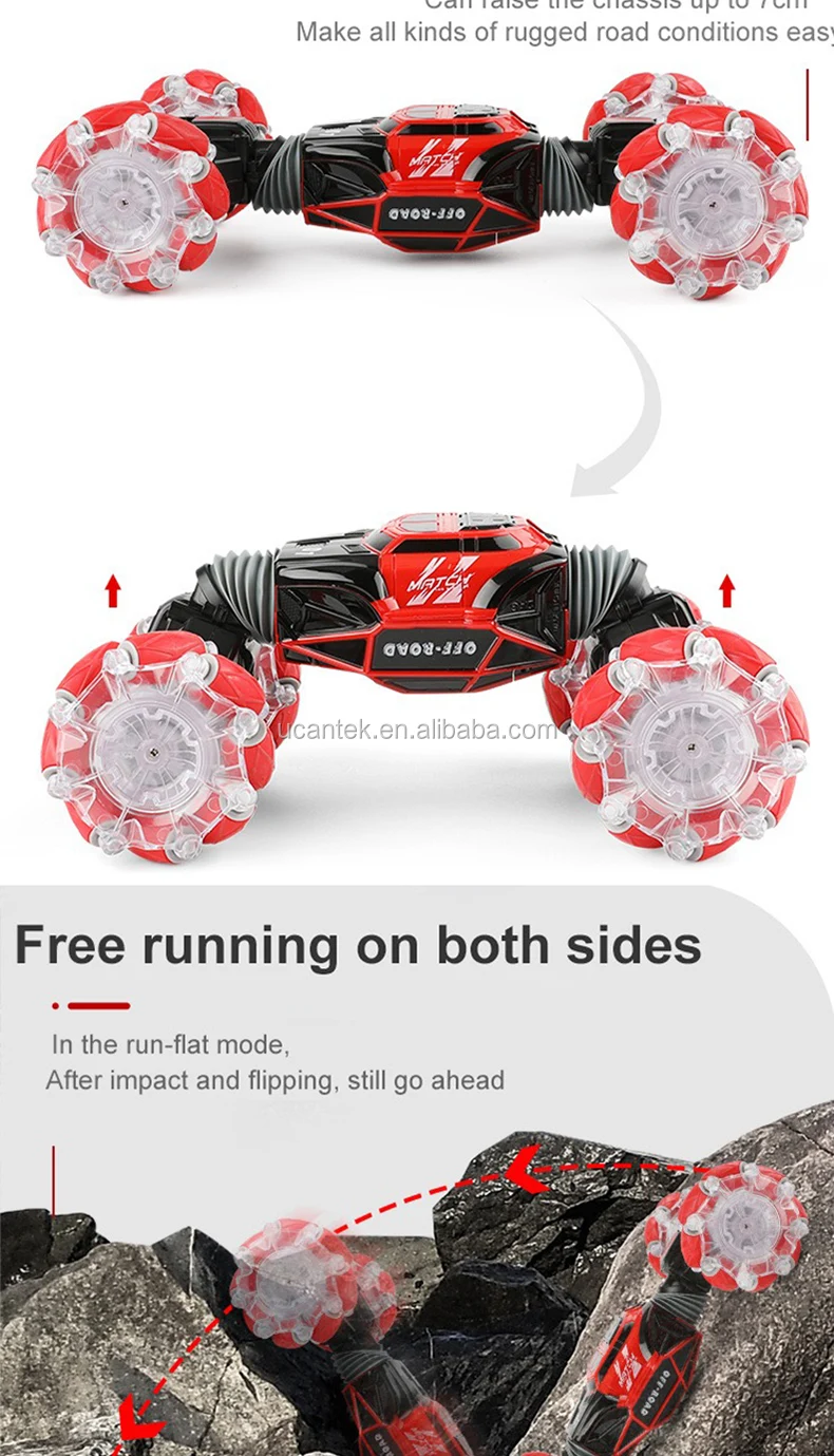 2.4g Remote Control Stunt Car 360 Degree Rotating Hand Gesture Control