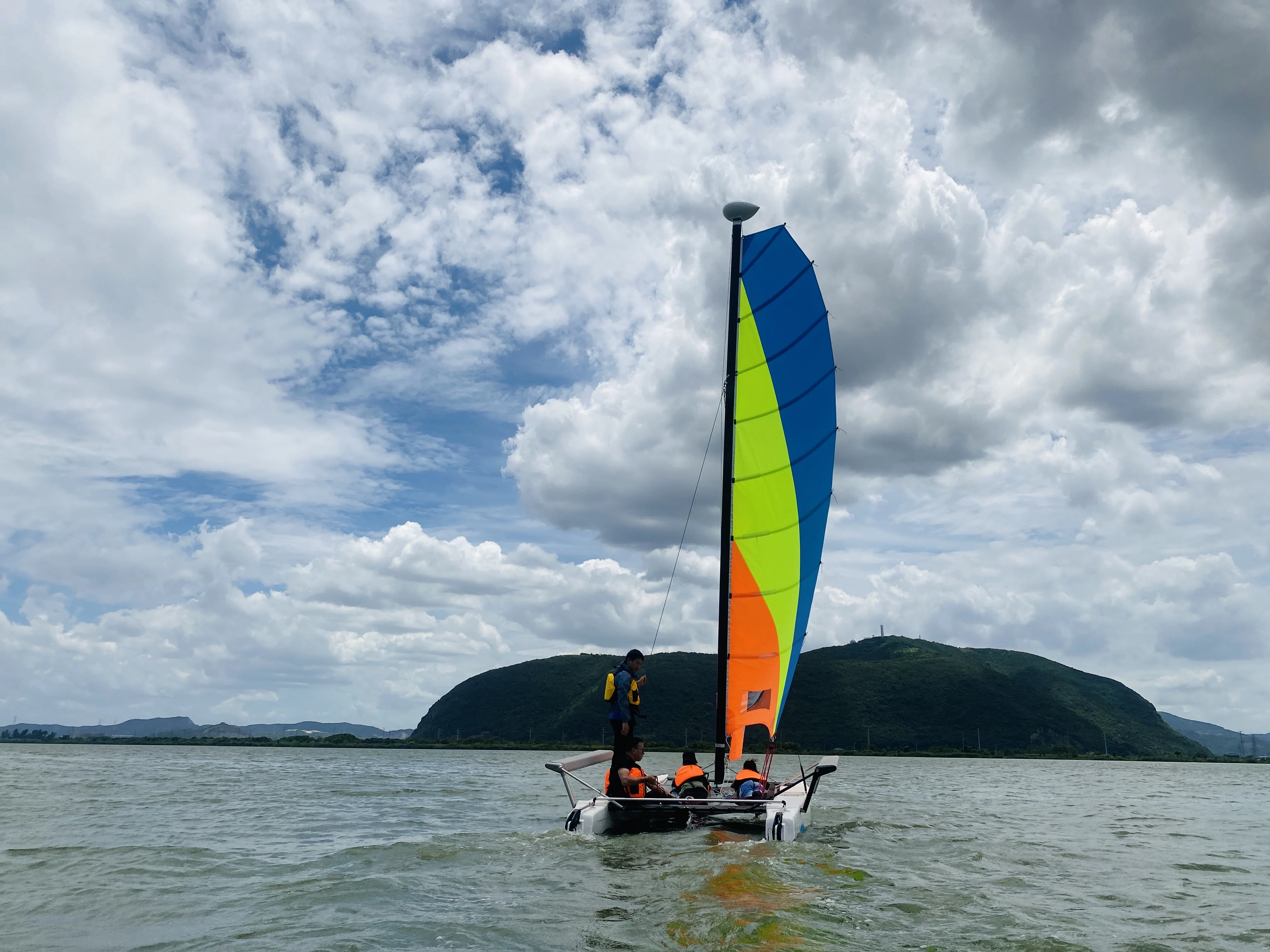 catamaran sail boat for sail