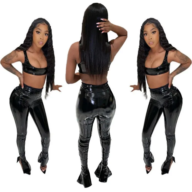 

leather hot pants,2 Pieces