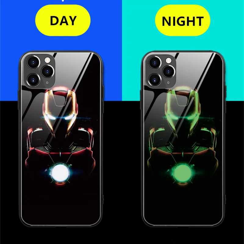 Anime Call Led Flashing Glowing Phone Cases Light Up Luminous