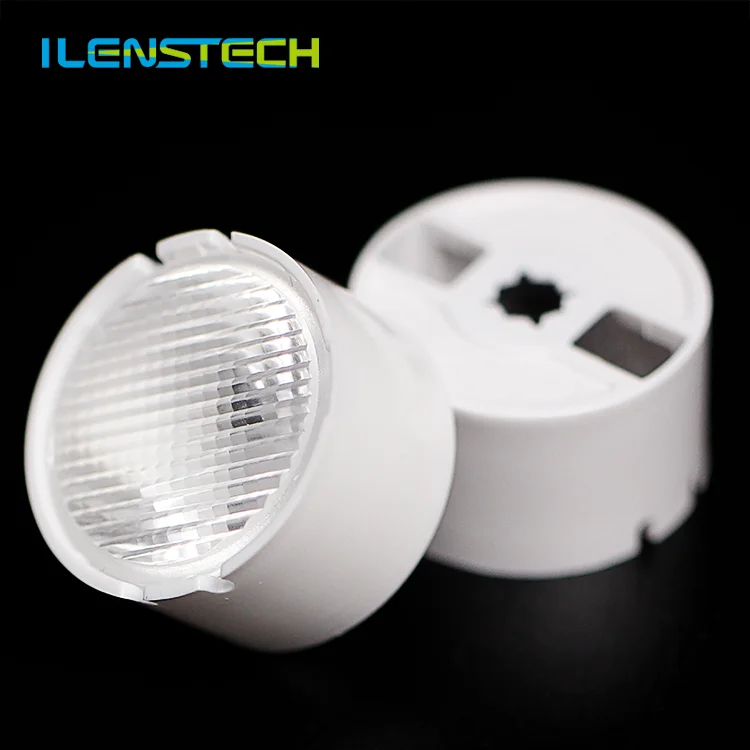 ILenstech acrylic pmma 21.2diameter spot light led optical lens 15*55 beam angle
