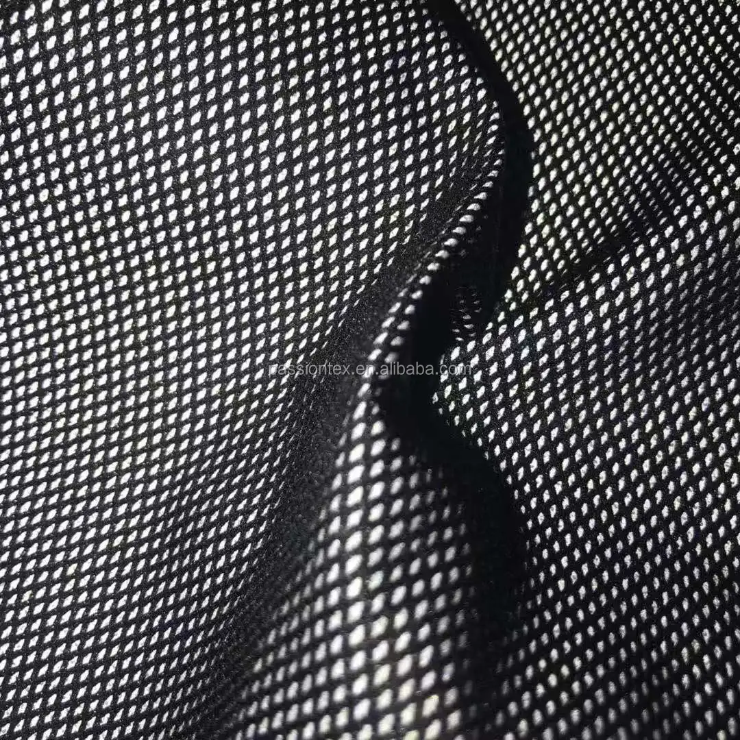 Polyester Reflective Fabric Lamination Mesh Fabric - Buy Mesh Vertical ...