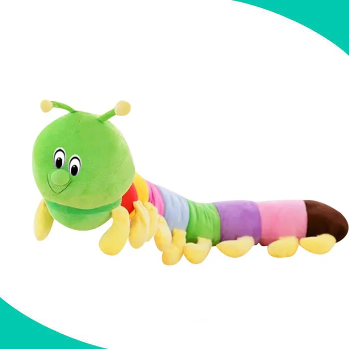Lifelike Custom Green Stuffed Animal Caterpillar Plush Worm Toy Buy