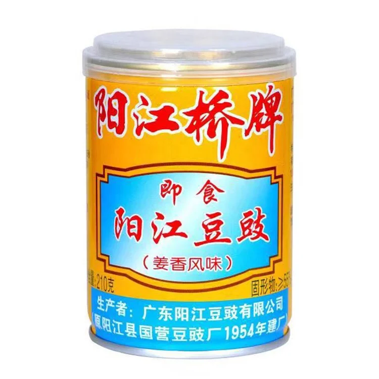 
Factory Price Brand New Black Granular 210g Instant Tempeh Five Flavors Douchi 