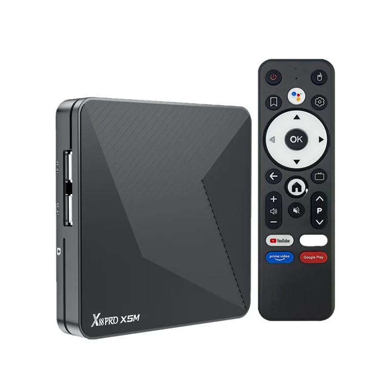 2025 X88 Pro X5M TV Box - 4K Resolution, 4GB RAM, 64GB ROM, Dual