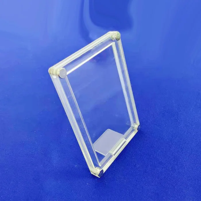 Acrylic Collectible Card Display Case With Back Stand Acrylic Booster