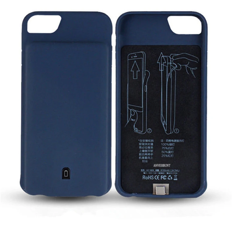 External Battery Charger Case For iPhone 7 8 Portable Backup Power Banks Cover For iPhone 6 6S Powerbank Recharge Battery Coque - ANKUX.COM