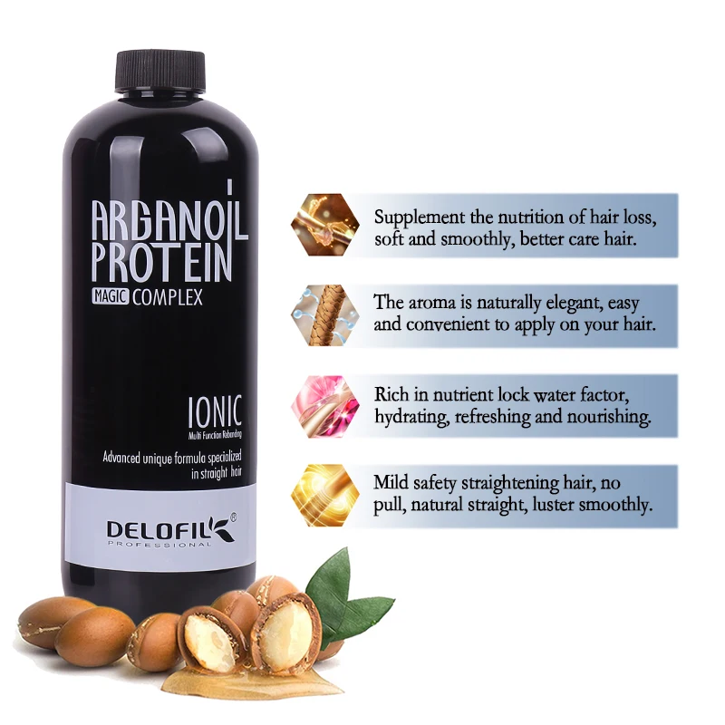 Oem Hair Cream Permant Salon Straightening Hair Rebonding Keratin