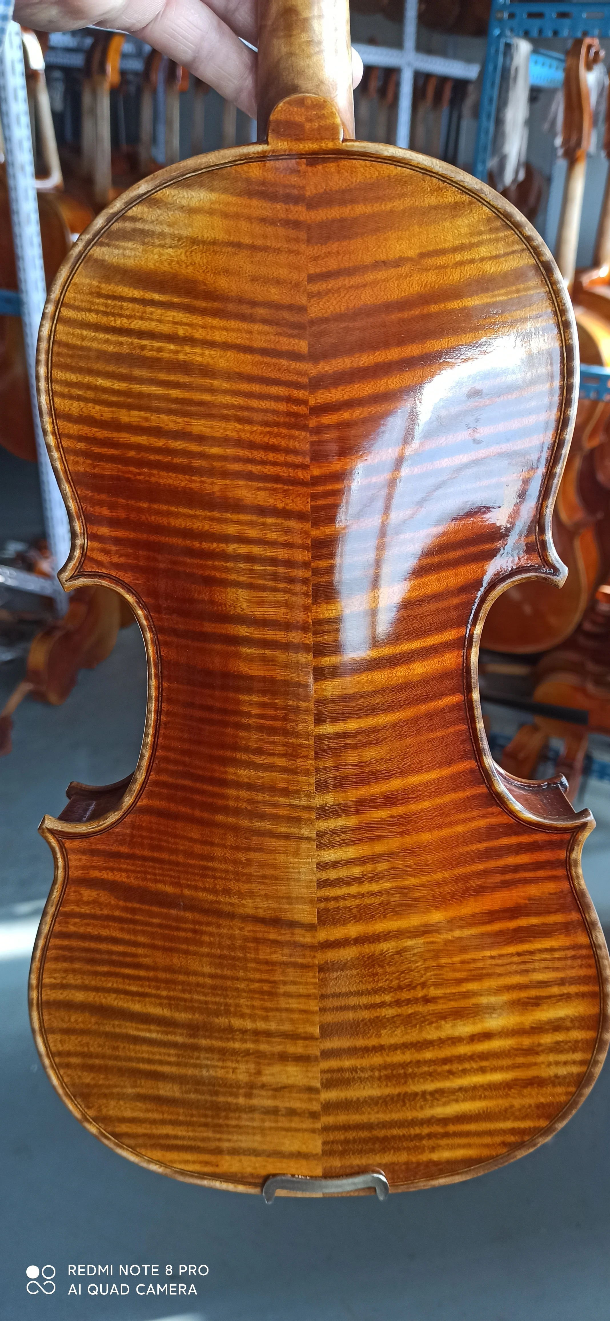 V Shape String Instrument V Shape Violin for Sale with Red Brown Varnish - Professional Handmade