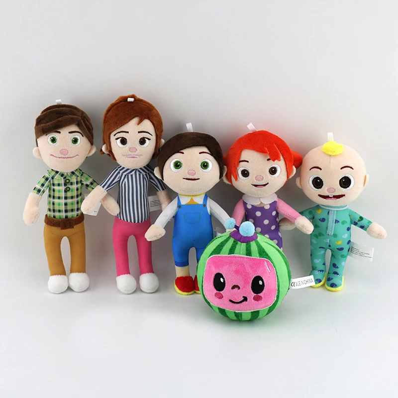 可爱的cocomelon玩具/pp棉cocomelon jj娃娃.最受欢迎的儿童礼物