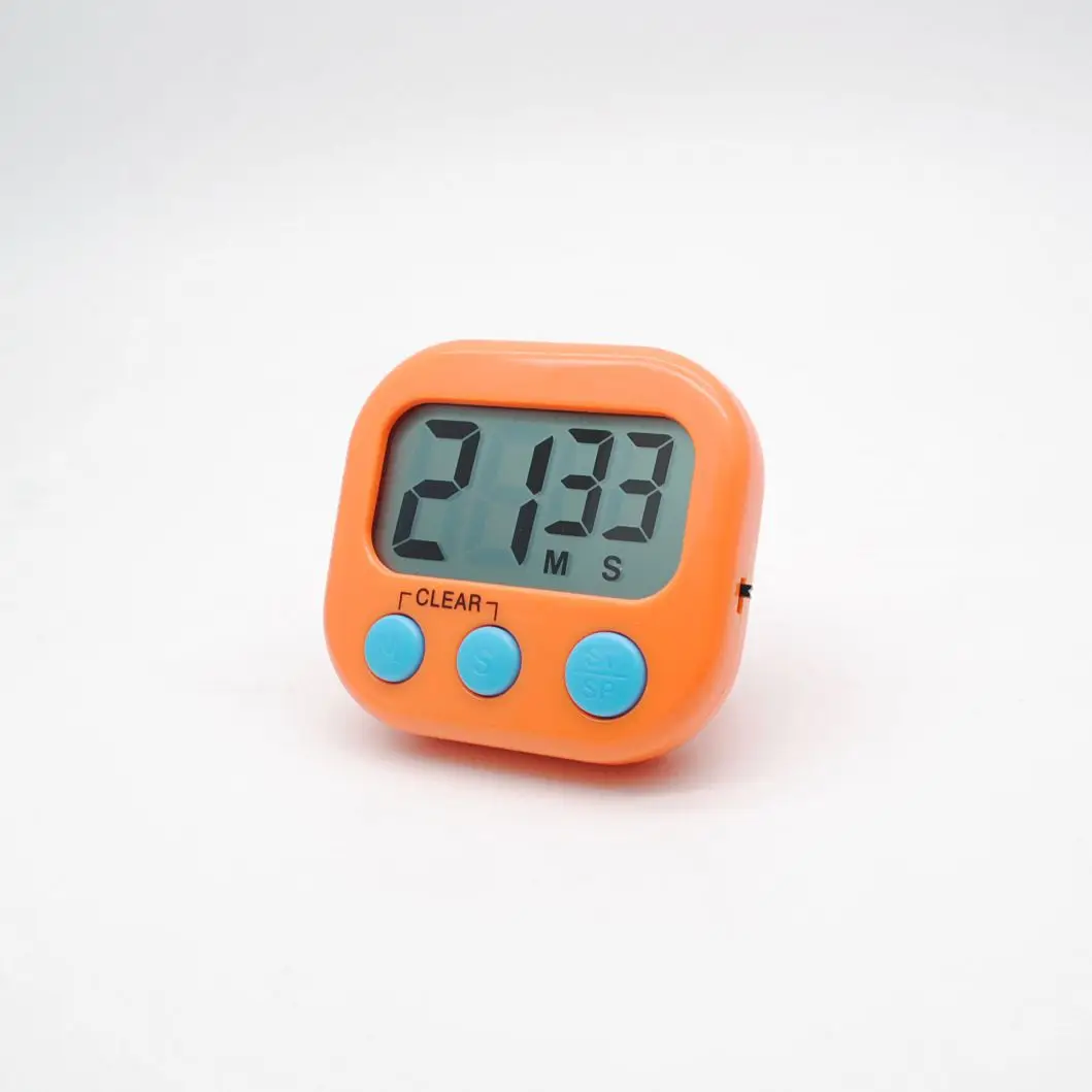 stock digital kitchen cooking timer alarm count up down