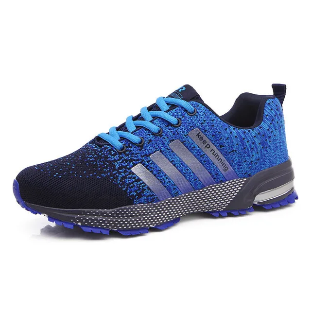 Autumn And Winter Running Shoes For Men Textile Upper Shoes Fitness ...