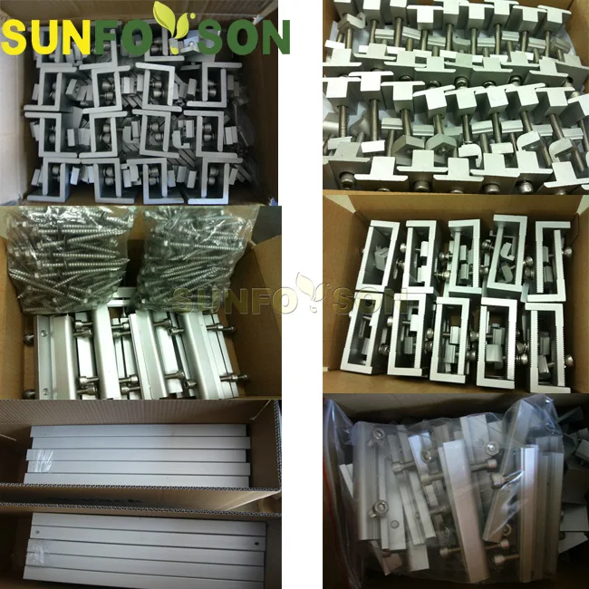 50 Kw Panel Solar Kit De Montaje Solar/solar Bastidores Para En La