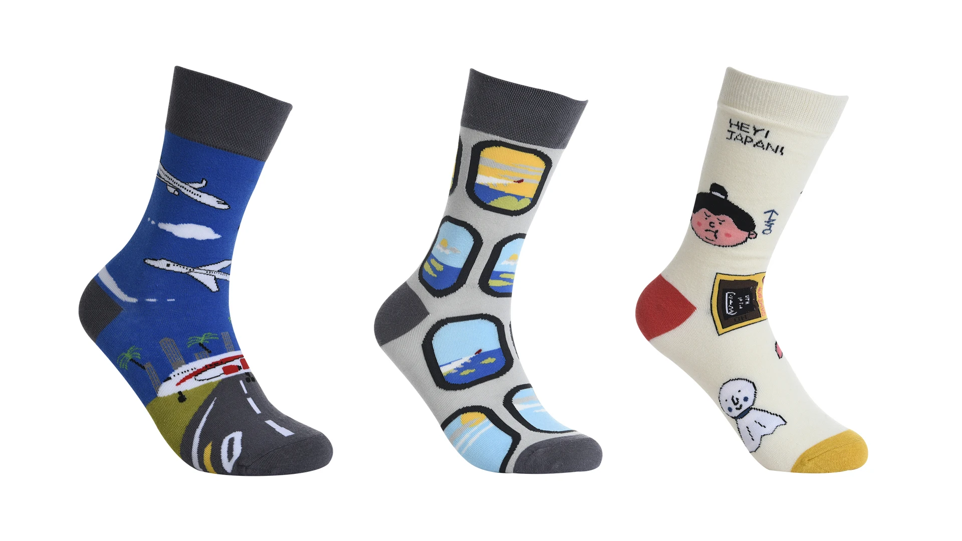 Harajuku Socks Gift Snagging Resistance Happy Cotton Socks Harajuku Girl