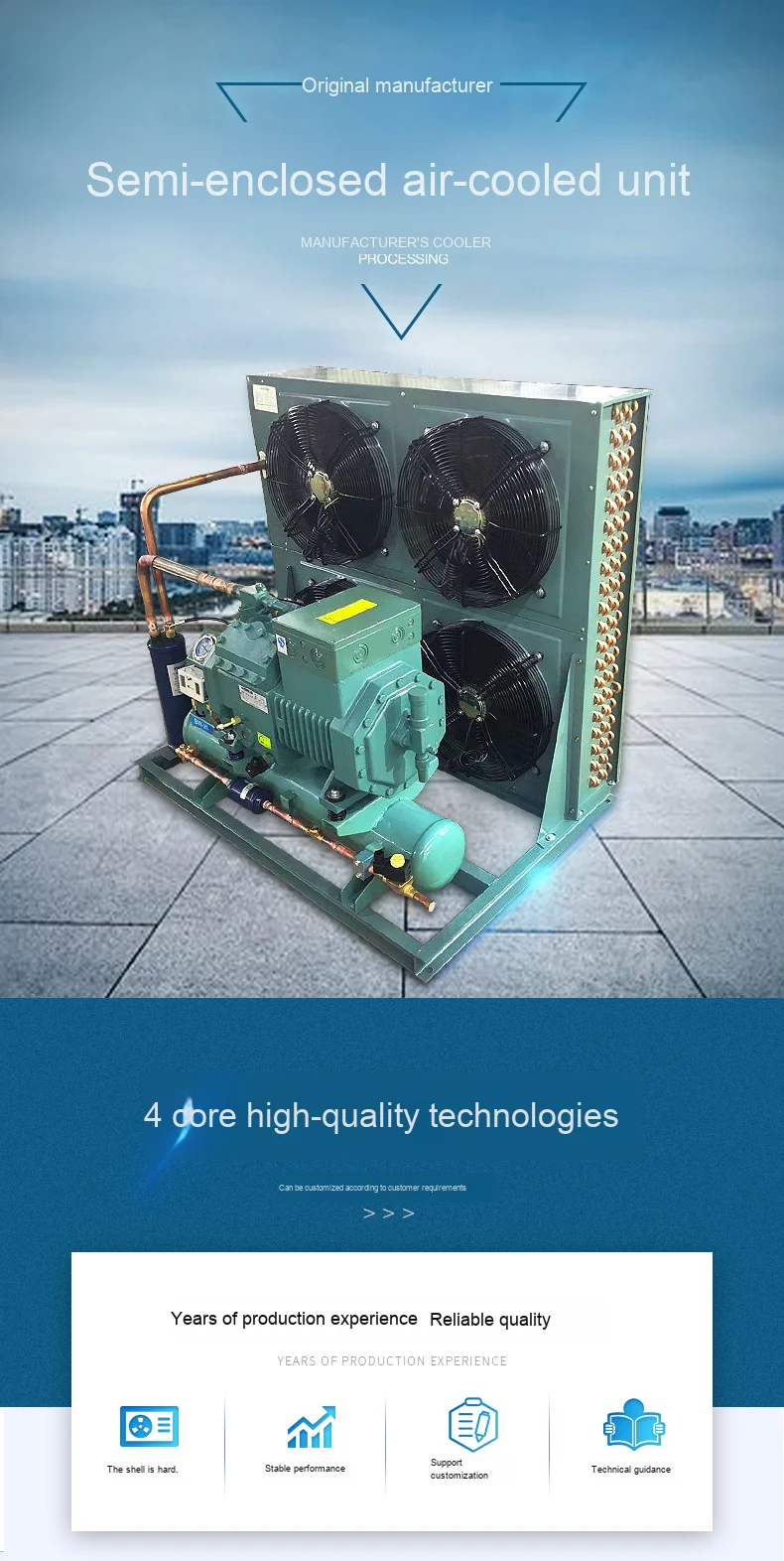 Semi Hermetic Compressor, 5P, 6P, 8P, 380V - detail 6