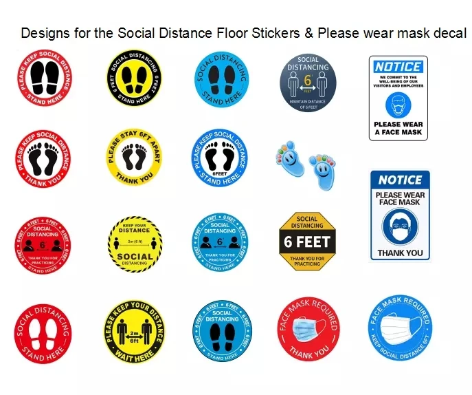 Directional Floor Stickers Floor Arrows Sign 30 Pieces Directional Arrows Signs 