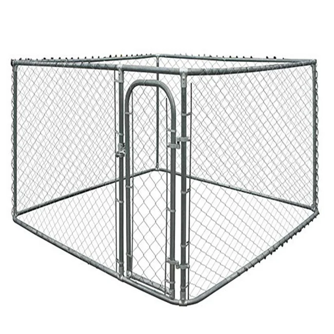 Large Outdoor Chain Link Dog Kennel Enclosure Exercise Pen Run With