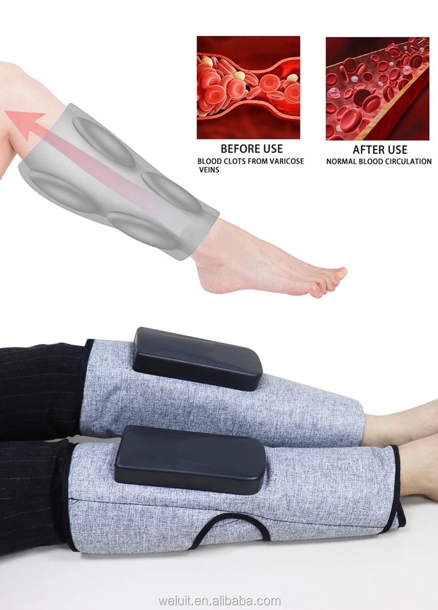 Portable Rechargeable DVT Air Compression Device for Therapy
