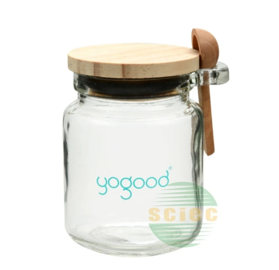 Hotsale7 Oz Glass Mini Yogurt Favor Jars With Cork Lids/glass Pudding