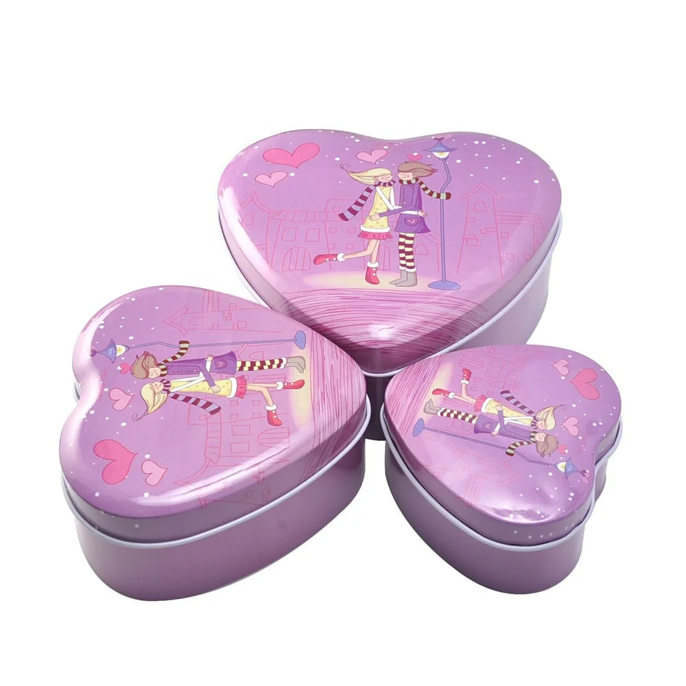 heart shape tin box (2)