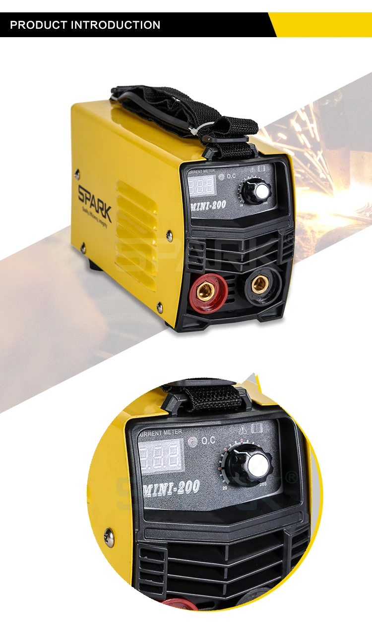 MINI 110V 220V Hot selling portable mma 200 inverter welding machine