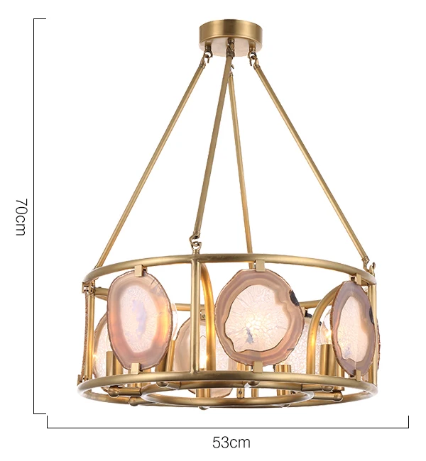 farmhouse round pendant light