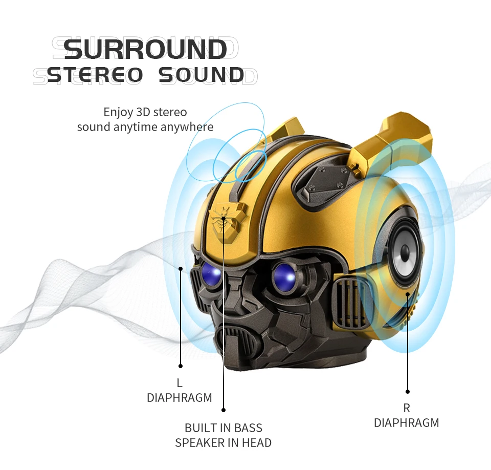 Recharged Wireless 3W waterproof wireless Speaker with deep bass mini bluetooths speakers multifunctional wireless speaker - ANKUX.COM