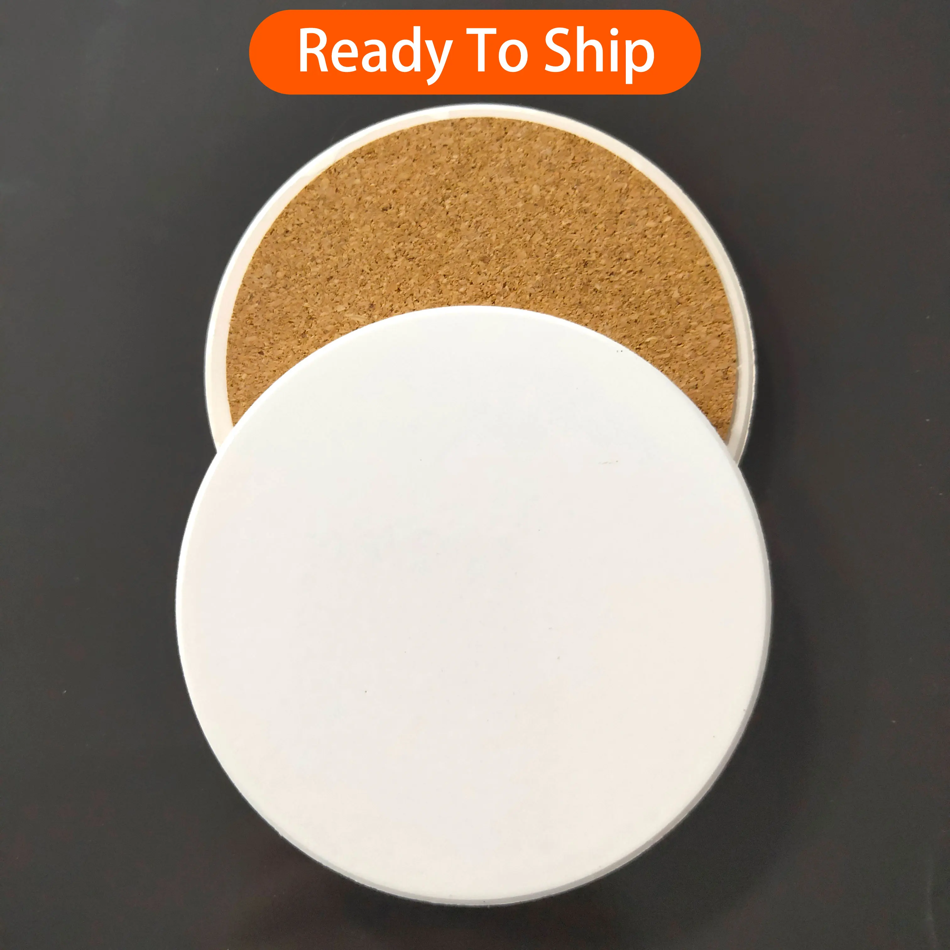 Wholesale Blank Coasters Sublimate Drink Set Ceramic Absorbent Coaster