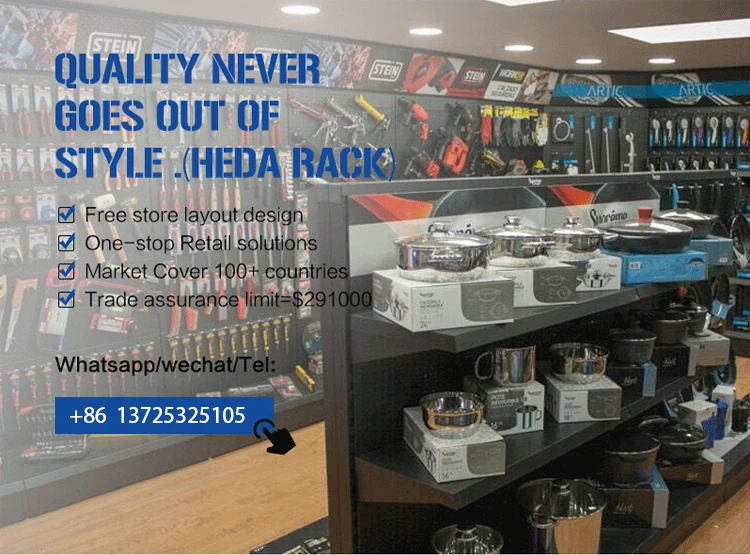 China Supplier Pegboard Tools Hardware Display Shelf Metal Tools Stand