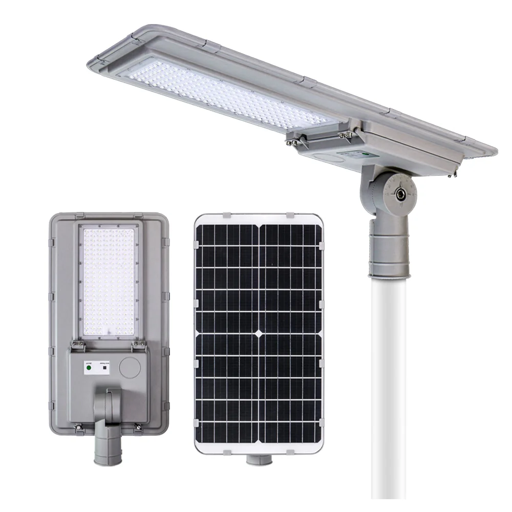 KCD COB Outdoor Garden Lamp Aluminum IP65 Waterproof Solar Street Led Light Lights 60w 90w