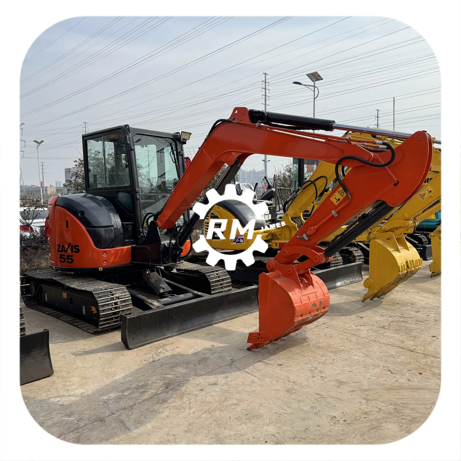 Mini Used Excavator ZX55 - Original Japan Engine, Low Hours