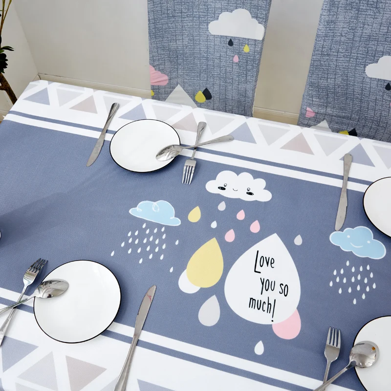 Wholesale Cheap And High Quality Printed Polyester Table Cloth Dining