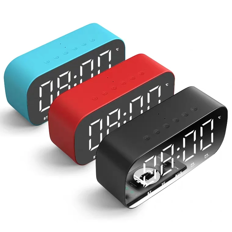 Amazon eBay LED alarm clock colorful wireless speaker home outdoor - ANKUX.COM