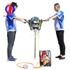 Kohler's 7.75 HP gasoline engine is a portable pack core drill that can drill holes or explore