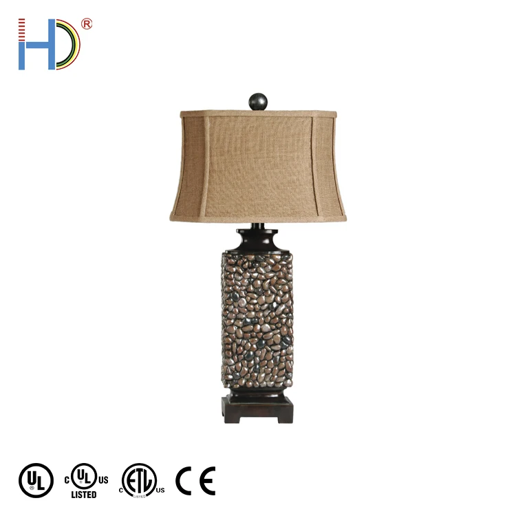 China Manufacturer Hotel Bronze Table Lamp With Classic Lamp Shades