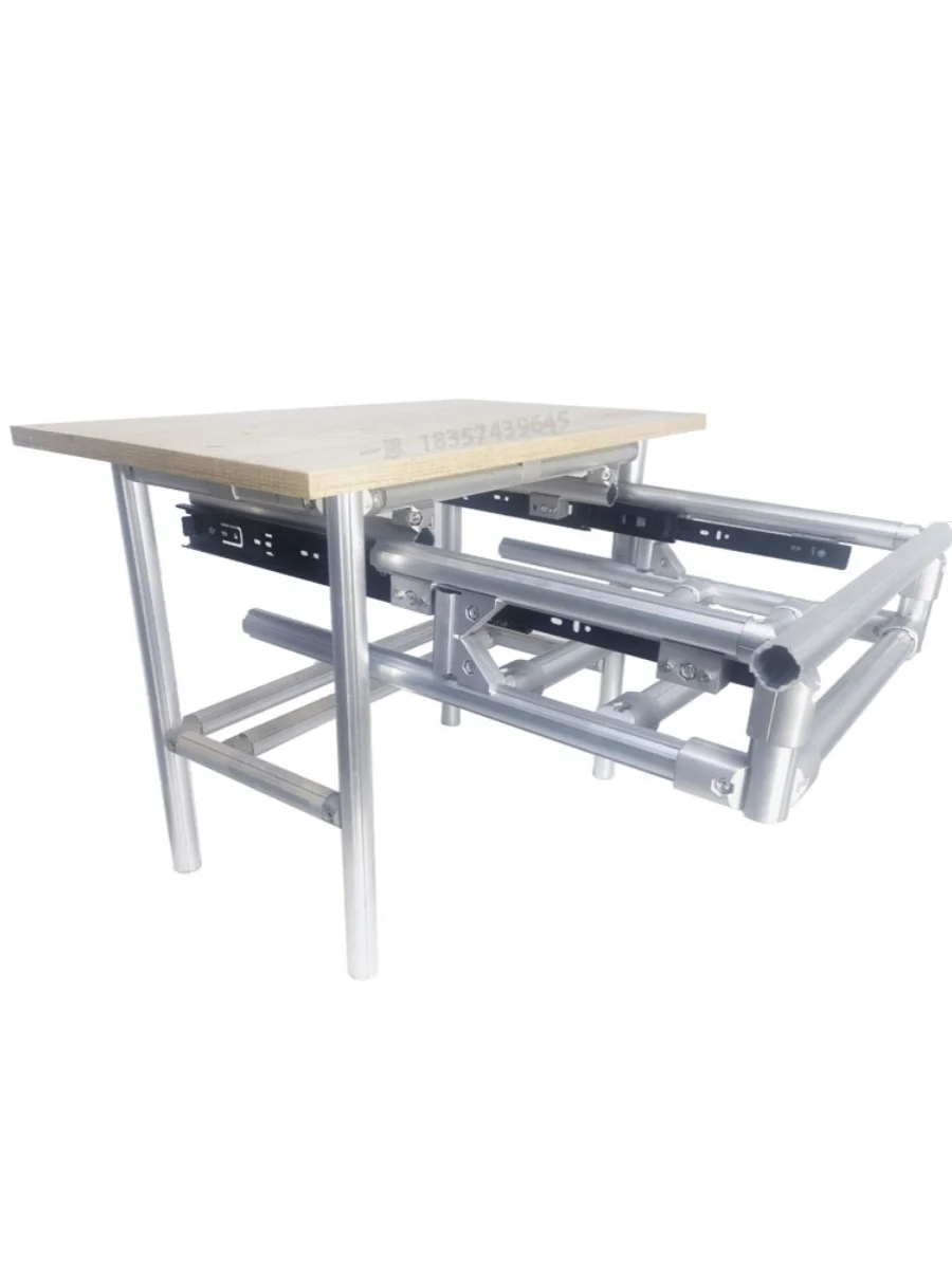 product drawer slide rail double hole function accessory kit third generation aluminum alloy grade 1000 series lean pipeline rod profile-15