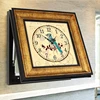 2019 High fashion Bird Clock Wall Decoration Canvas Print Art of Electricity Meter Box with Clock
