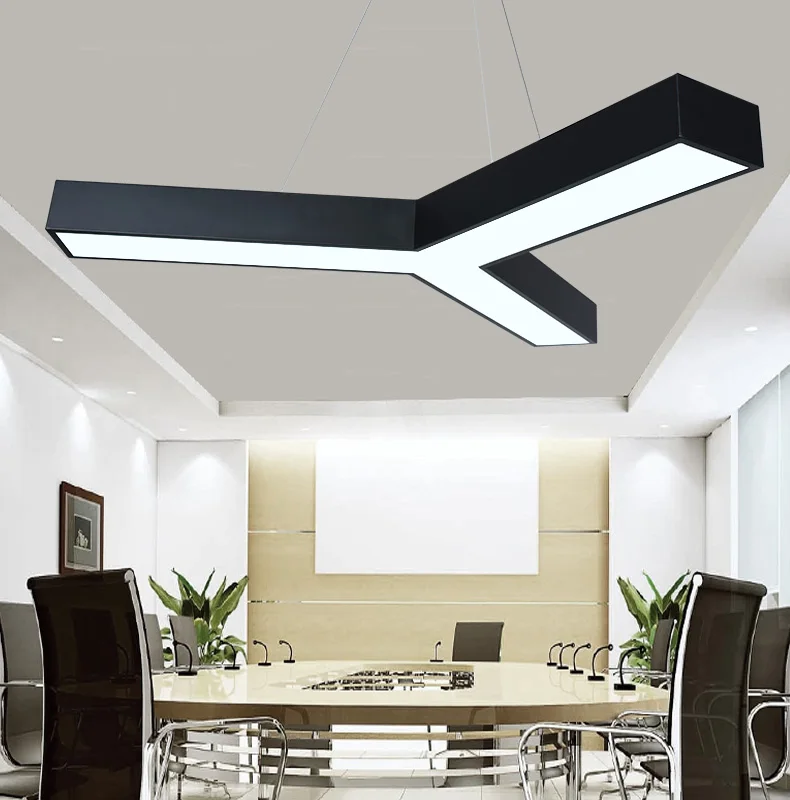 product led shaped star creative irregular hexagonal pendant light for office gym shopping mall supermarket energy efficient-19