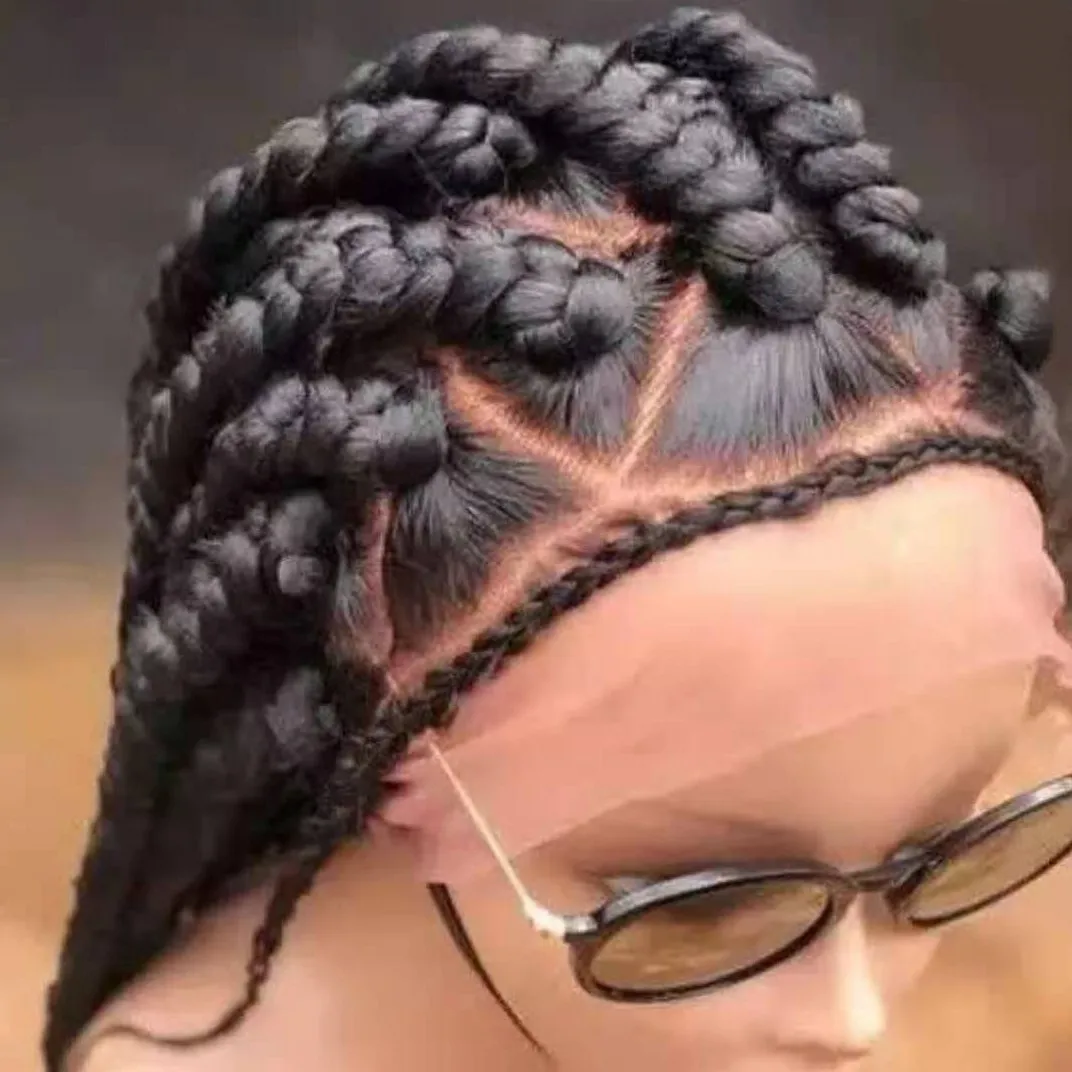 full lace wig with braids