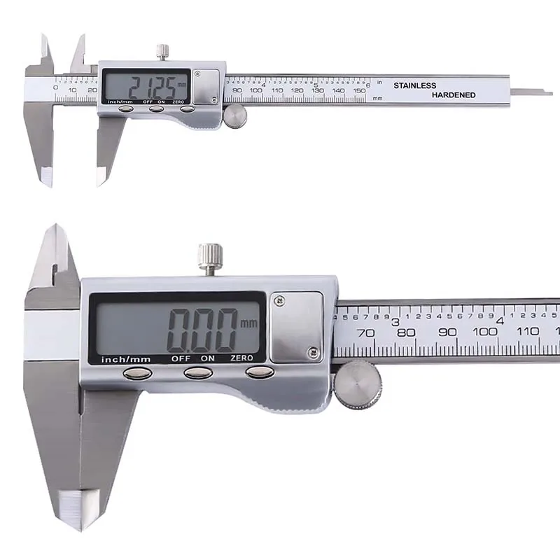 150mm 6 Inch Stainless Steel Hardened Electronic Digital Caliper ...