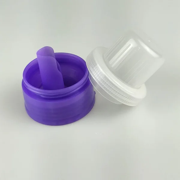 56mm Pp Plastic Laundry Detergent Measuring Cap With Pourer For