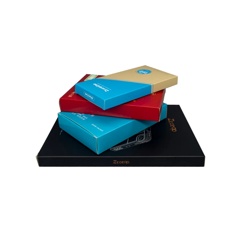 定制环保t恤包装盒纸盒t恤黑色