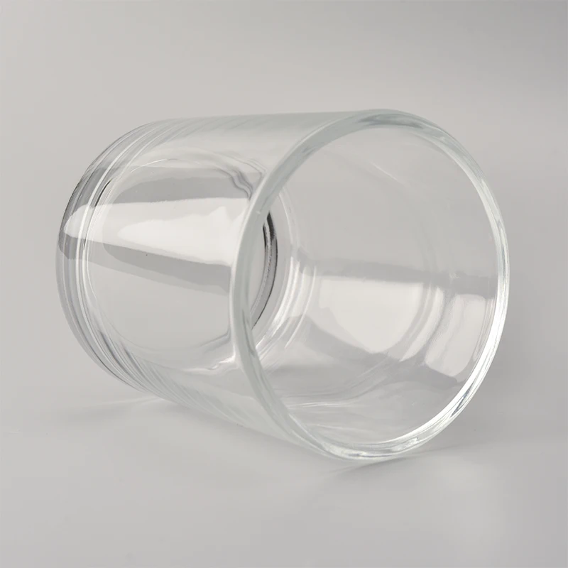 225ml Clear Glass Candle Holders Home Decor Pieces