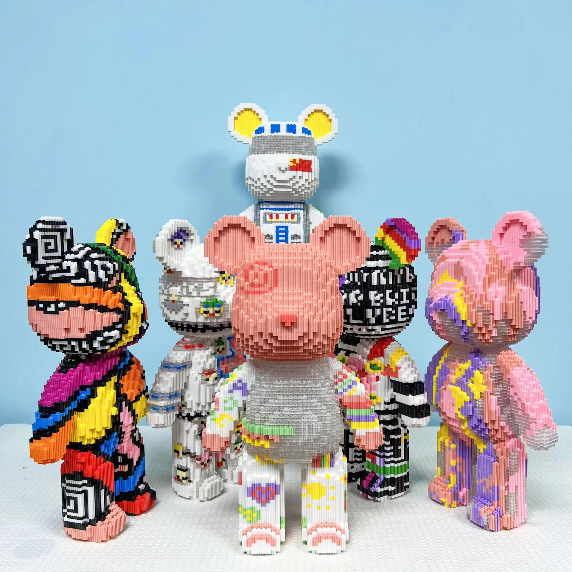 43CM Building Blocks Bear Toy Bricks - Educational Fun