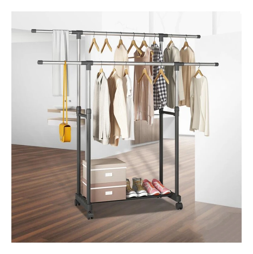 Customized Affordable Highvalue Coat Hanger With Storage Table Coat