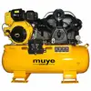 Convenient oil drain diesel piston air compressor with air receiver