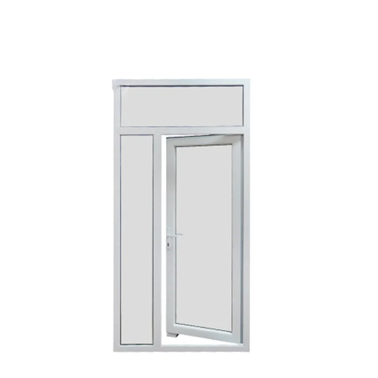 Hot sale upvc office door glaze fully external with cheap price