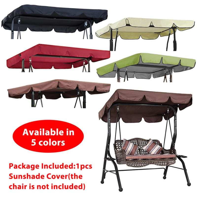 Replacement Swings Canopies For 2/3 Seaters Swings Chair Outdoor Garden Yard Hammock Cover Bench