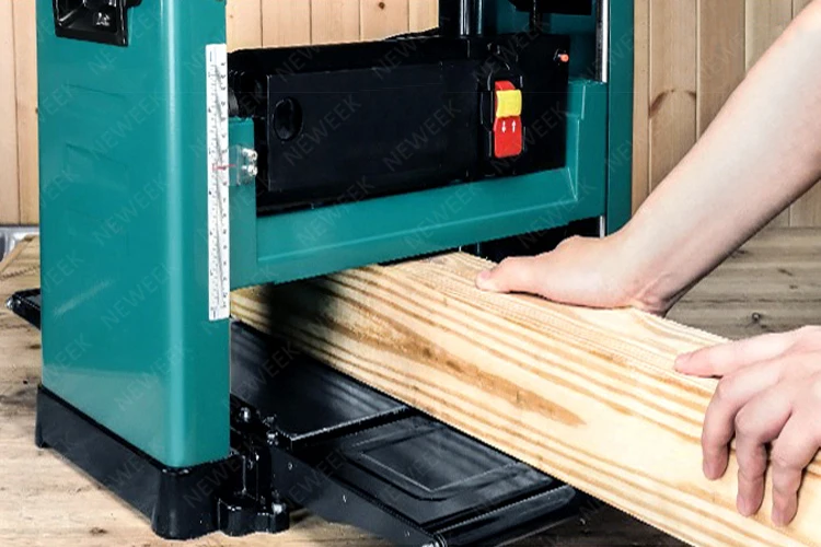 NEWEEK electromechanical bench wood thicknesser planer mini wood planer